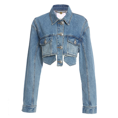 Fringed Denim Jacket