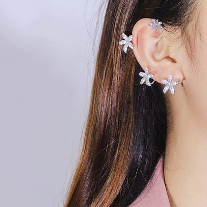 Unique Trendy Dainty Small  Earrings Hanging For Women Teen Girls Kids Fashion Non Pierced Ears Jewelry