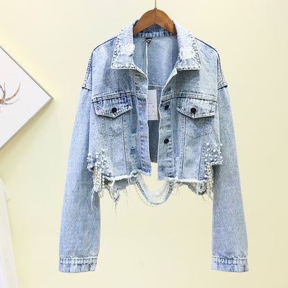 Pink Denim Jacket