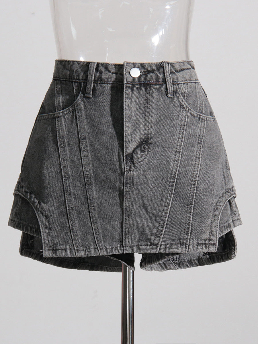 Fashion Personality Denim Skirt