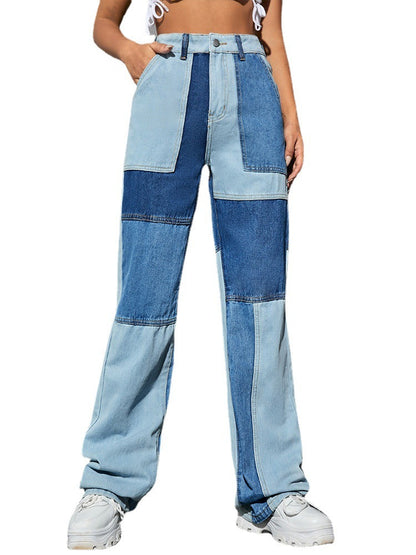 Cacko Jeans Straight Stitching