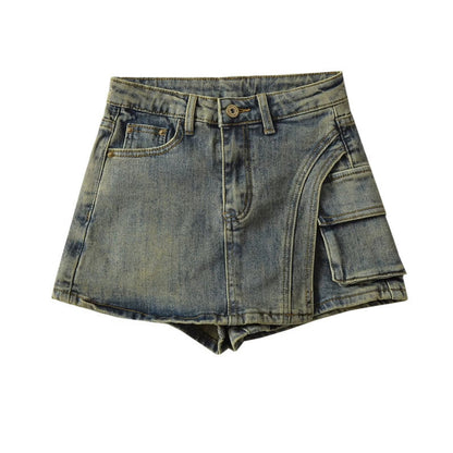 HEMI DENIM SKIRT