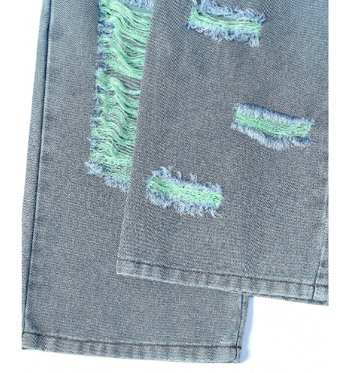 Y2K Lime Denim