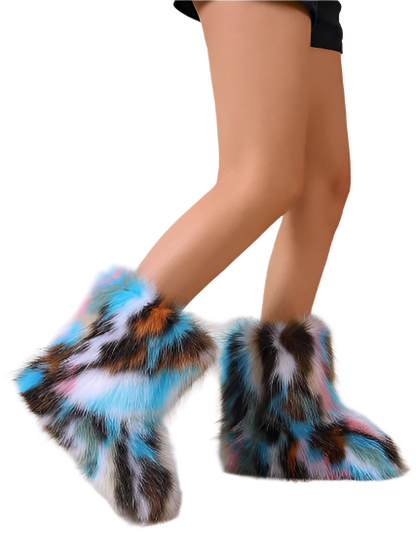 Fur Plush Boots