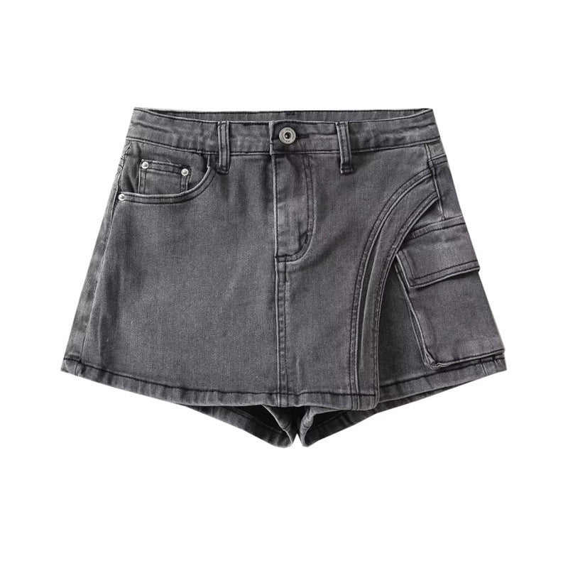 HEMI DENIM SKIRT