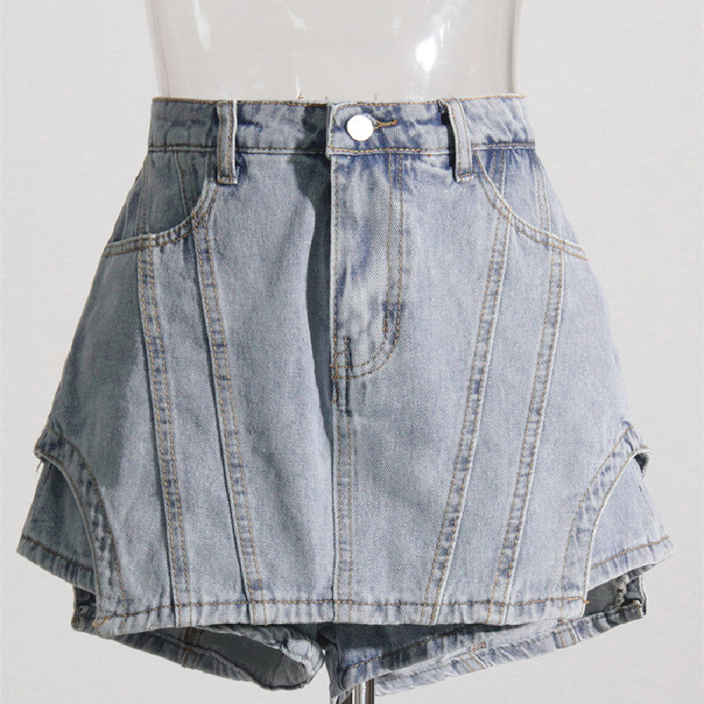 Fashion Personality Denim Skirt