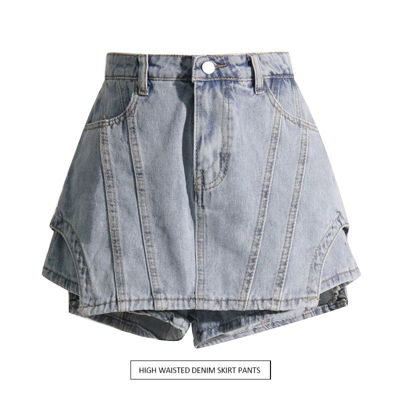 Fashion Personality Denim Skirt